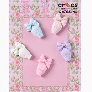 LoveShackFancy x croc jibbitz 5 piece “perfume-bottle” shape
